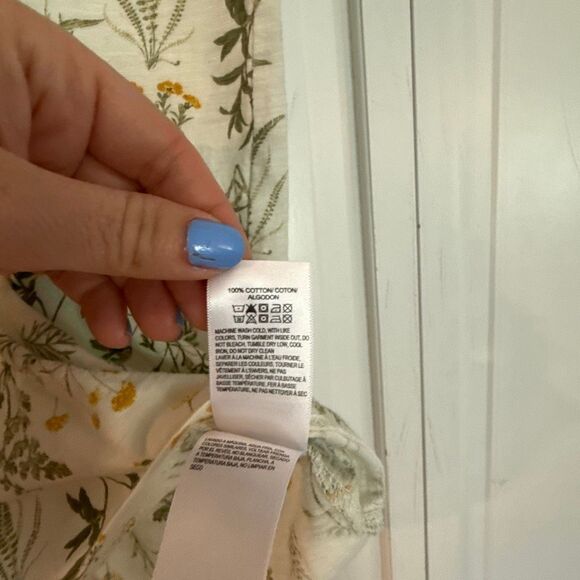 Lucky brand botanical cotton print tshirt size large - Picture 4 of 8